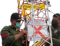 Tidak Memiliki IMB, 5 Menara Telekomunikasi Disegel Pemkot Surabaya