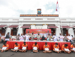 Polrestabes Surabaya Bekuk Jaringan Narkoba di Jawa Timur