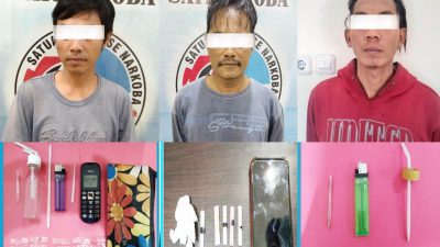 Satresnarkoba Polres Jombang Ringkus Tiga Residivis Kasus Narkoba