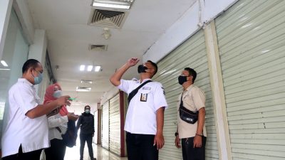 Jajaran Pemkot Surabaya Lakukan Pengecekan Gedung Pasar Turi Baru