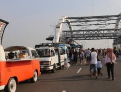 Puncak Peringatan Harkopnas ke-75, Jembatan Suroboyo Dibanjiri Food Truck