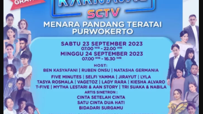 Karnaval SCTV 2023 di Purwokerto Akan Dimeriahkan oleh Artis Sinetron Bidadari Surgamu dan Beberapa Musisi