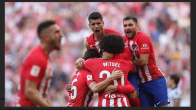 Hasil La Liga: Antoine Griezmann Cetak Gol Penalti, Atletico Madrid Menang 2-1 atas Real Sociedad