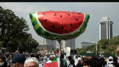 Ribuan Orang Indonesia Ikut dalam Aksi Solidaritas Palestina yang Disoroti Media Asing