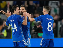 Italia Menang Telak 5-2 Atas Makedonia Utara dalam Kualifikasi Euro 2024
