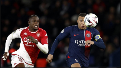 Hasil Pertandingan : Mbappe Pimpin Kemenangan Gemilang PSG: Menang 5-2 atas Monaco