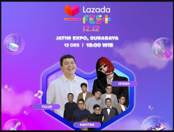 Tulus, Kahitna, dan Isyana Meriahkan Konser Musik Lazada Fest di Surabaya