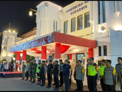 Patroli Skala Besar Pemkot Surabaya dan Forkopimda untuk Jamin Keamanan Malam Natal